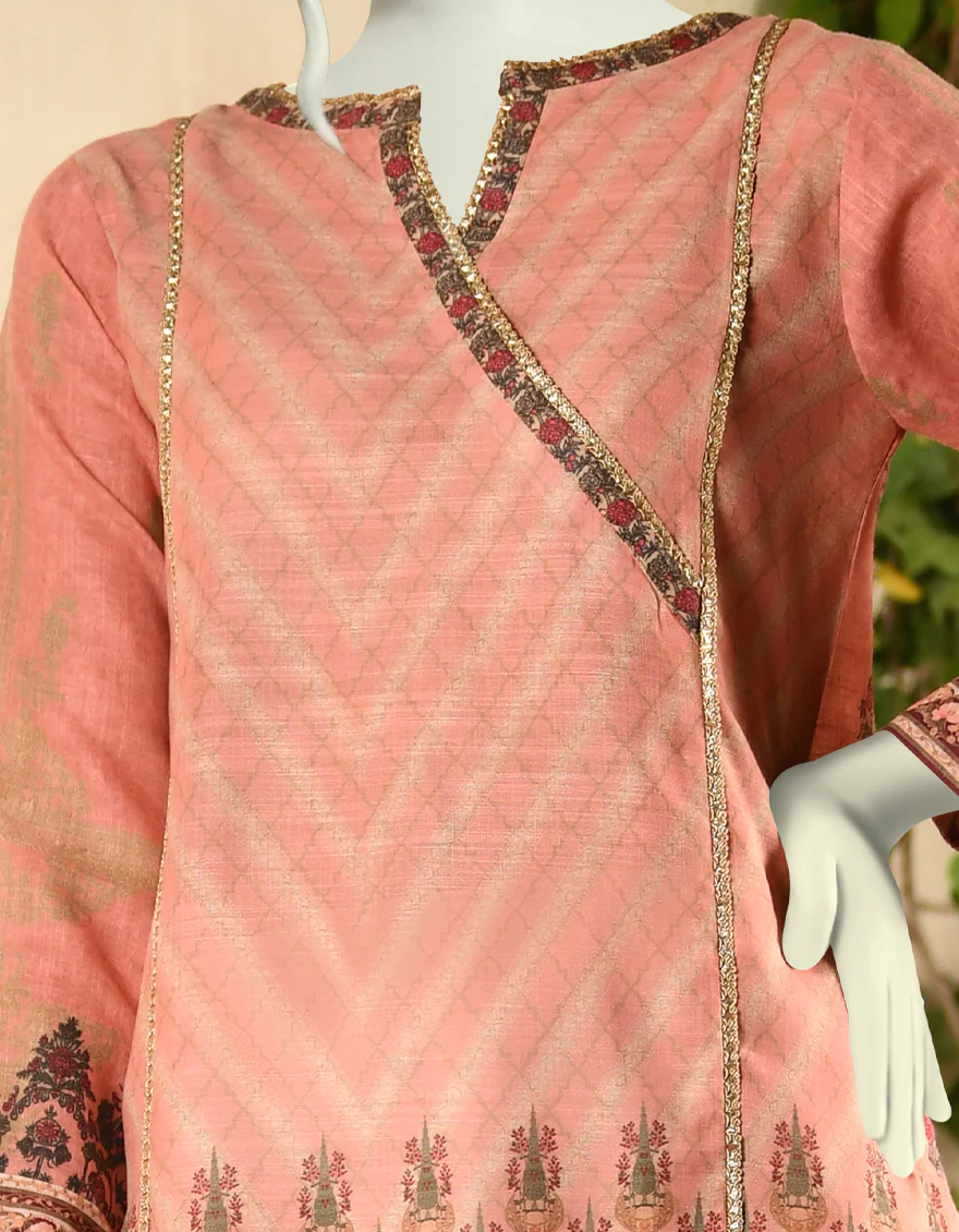 PEACH KHADDAR KURTI | JJLK-W-JPWK-US-22-804 FB/JOY - Image 4