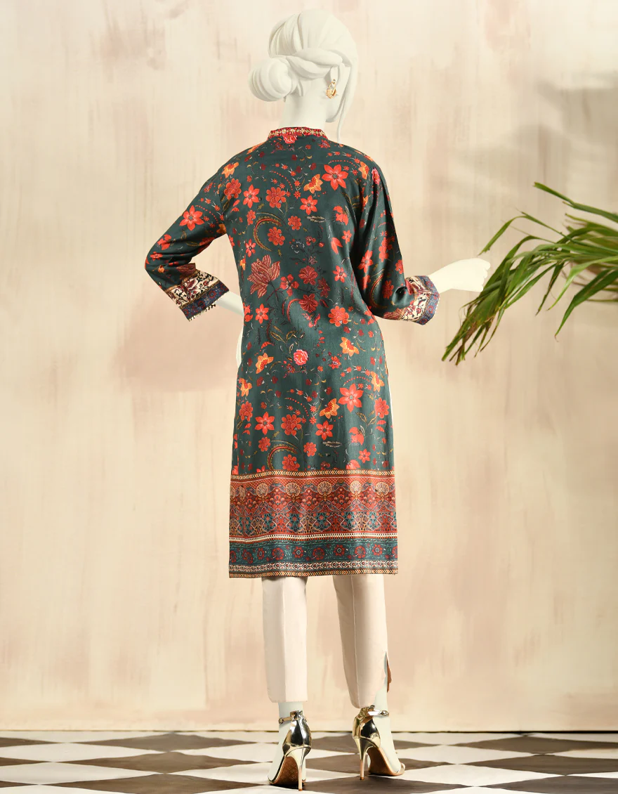 GREEN LAWN KURTI | JJLK-W-JPWK-US-22-806 FB/CALICO - Image 2