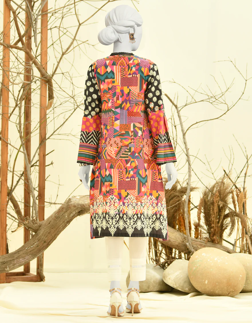 MULTICOLOR CAMBRIC KURTI | JJLK-W-JPWK-US-22-850 FB/REDIANT - Image 2