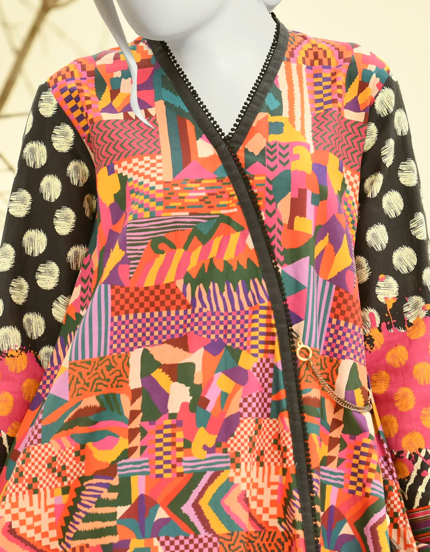 MULTICOLOR CAMBRIC KURTI | JJLK-W-JPWK-US-22-850 FB/REDIANT - Image 3