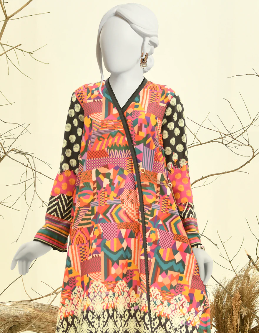 MULTICOLOR CAMBRIC KURTI | JJLK-W-JPWK-US-22-850 FB/REDIANT - Image 4