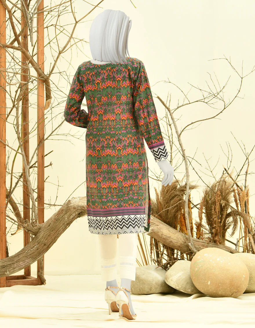 GREEN CAMBRIC KURTI | JJLK-W-JPWK-US-22-851 FB/FLOWERET - Image 2