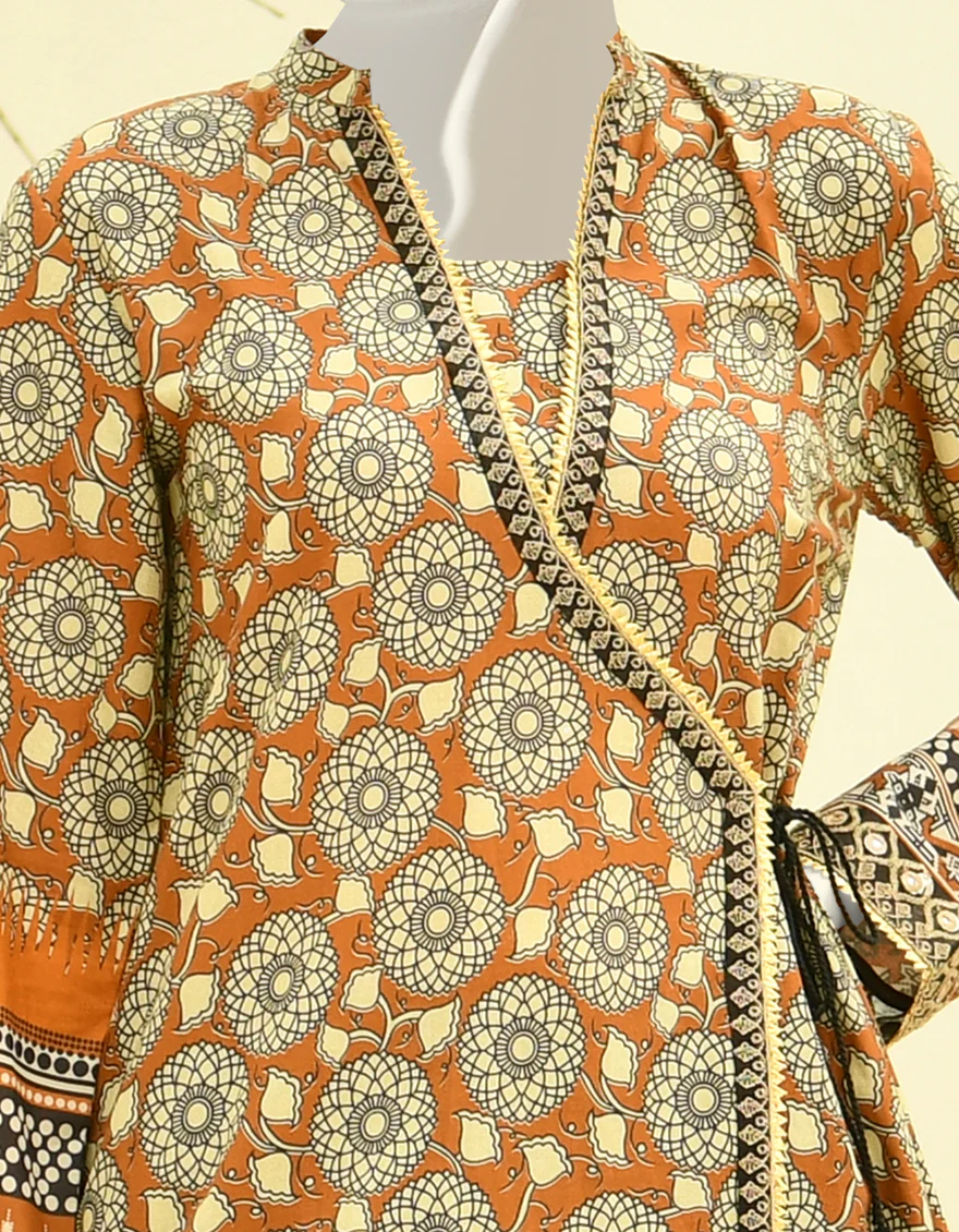 CHROME YELLOW CAMBRIC KURTI | JJLK-W-JPWK-US-22-852 FB/MAPLE (22-5165) - Image 4