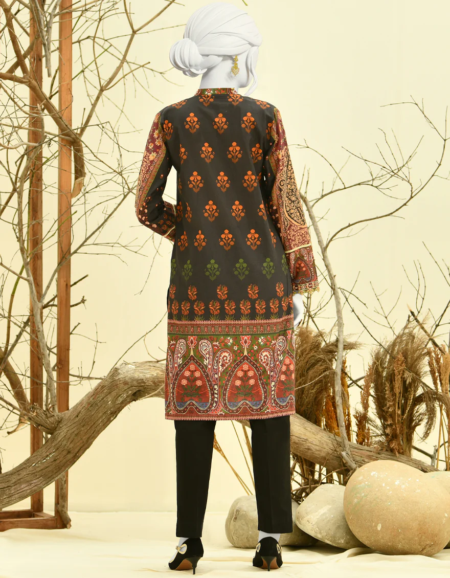 BLACK CAMBRIC KURTI | JJLK-W-JPWK-US-22-854 FB/AZUL (22-5167) - Image 2