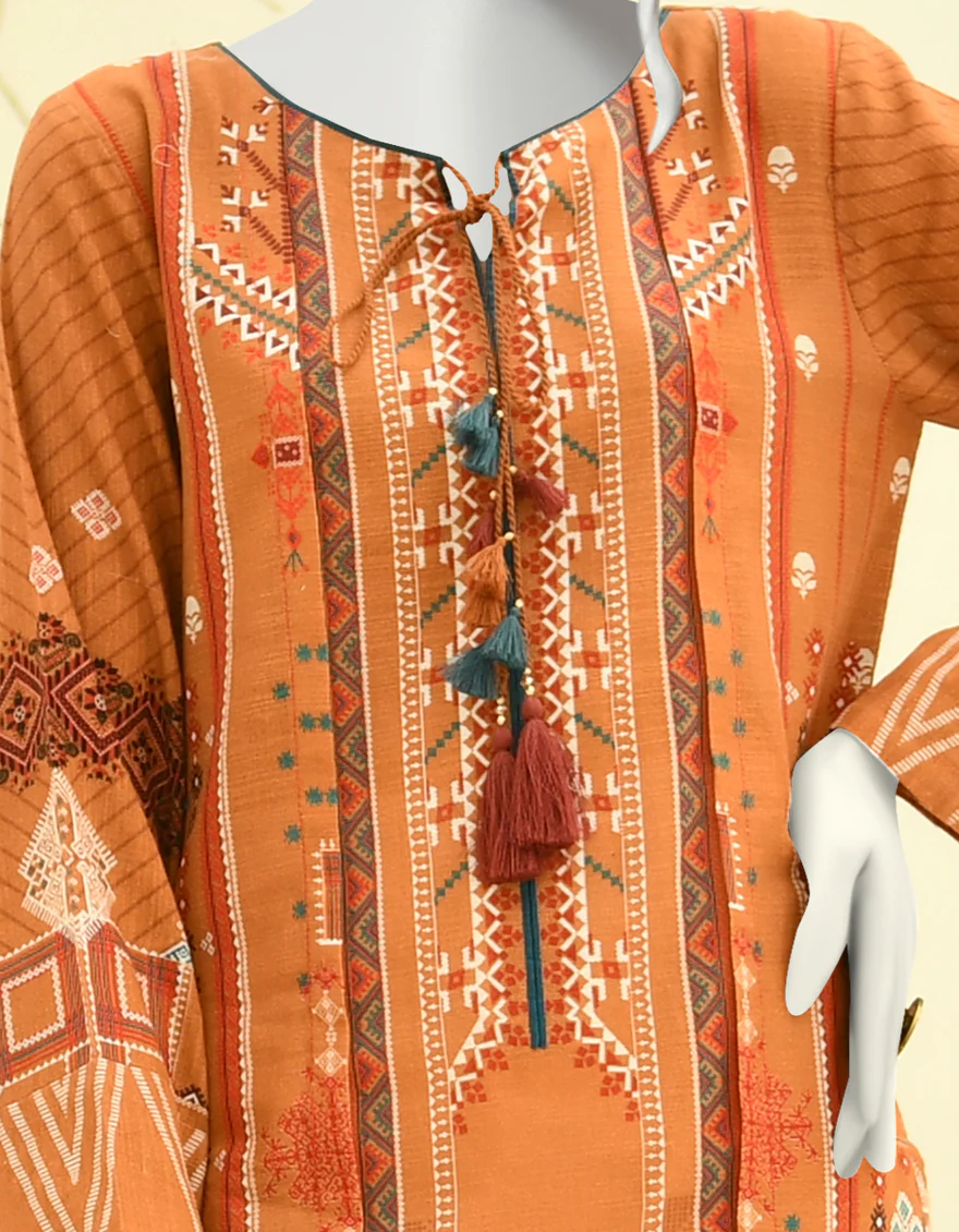 MUSTARD KHADDAR KURTI | JJLK-W-JPWK-US-22-857 FB/NARENGI (22-5172) - Image 4