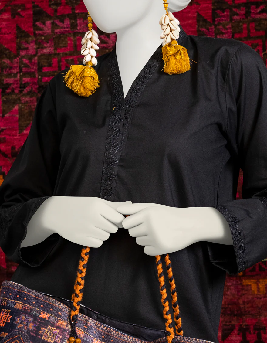 BLACK KURTI | JJLK-W-JPWK-US-23-945 FB/RFD - Image 3