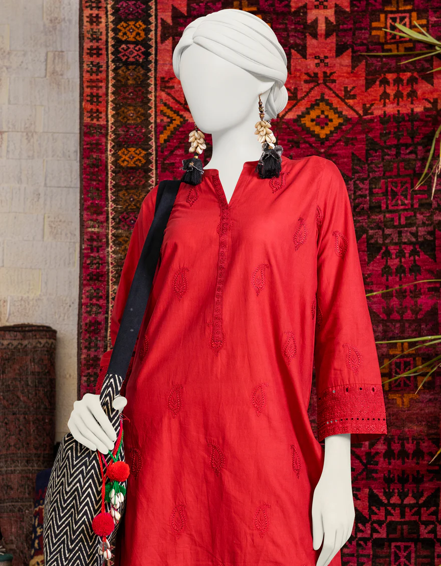RED KURTI | JJLK-W-JPWK-US-23-946 FB/RFD - Image 3
