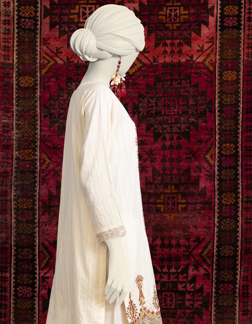 OFF WHITE KURTI | JJLK-W-JPWK-US-23-950 FB/MF-571 - Image 2