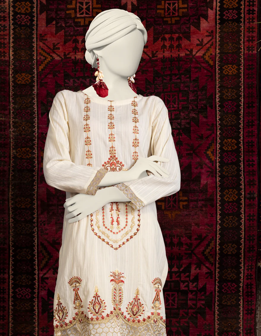 OFF WHITE KURTI | JJLK-W-JPWK-US-23-950 FB/MF-571 - Image 3