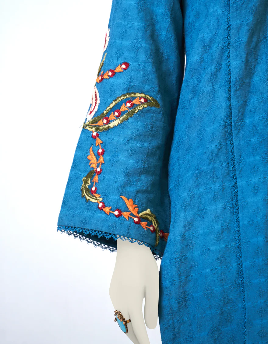 TEAL DOBBY KURTI | JJLK-W-JPWK-US-23-974 FB/JN-432 - Image 3