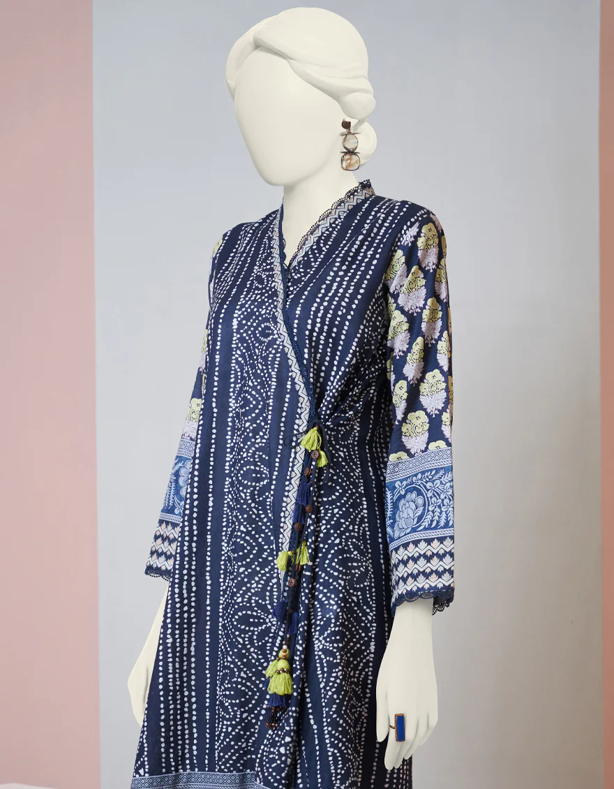 BLUE KURTI | JJLK-W-JPWK-US-23-978 FB/BLUE THREAD - Image 3