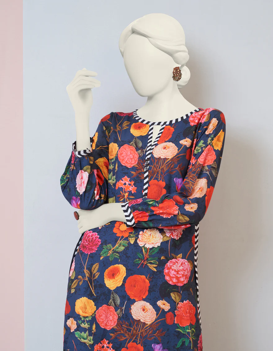 BLUE RAXENE KURTI | JJLK-W-JPWK-US-23-980 FB/JA-939 - Image 3