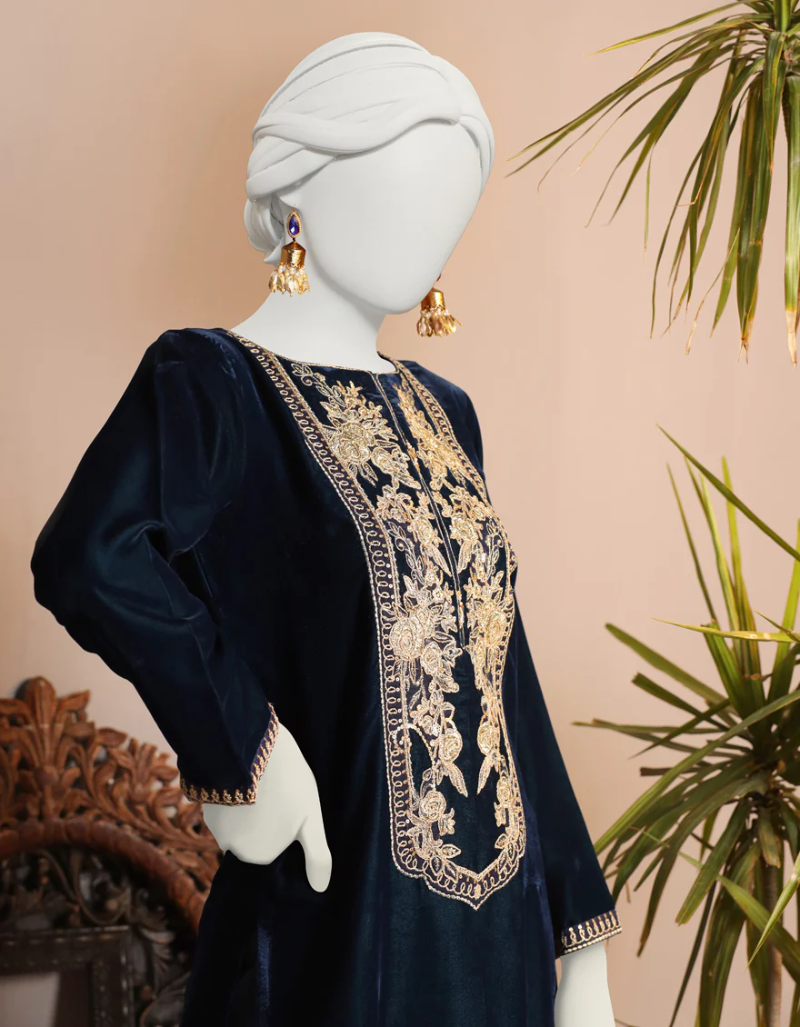 BLUE VELVET KURTI | JJLK-W-JPWK-US-23-998 FB/JT-962 - Image 3