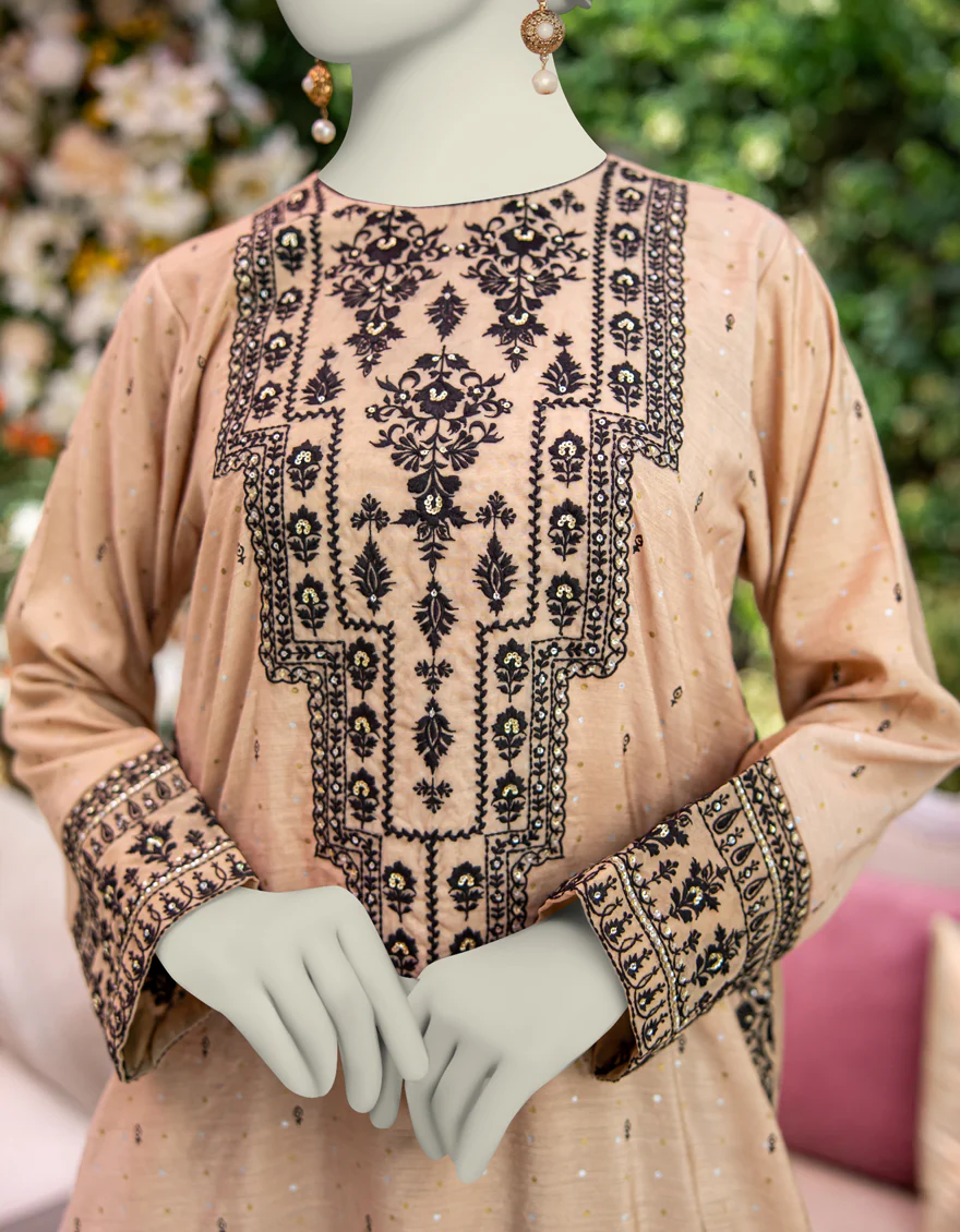 BROWN PAPER COTTON KURTI | JJLK-W-JWS-24-3017 FB/ELFESYA-2 - Image 3