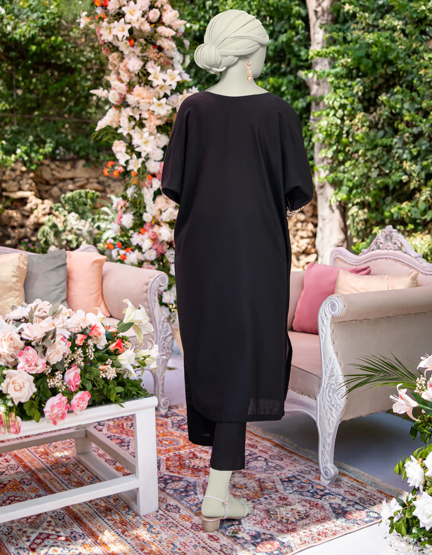 BLACK KURTI | JJLK-W-JWS-24-3019 FB/ELFESYA-4 - Image 2