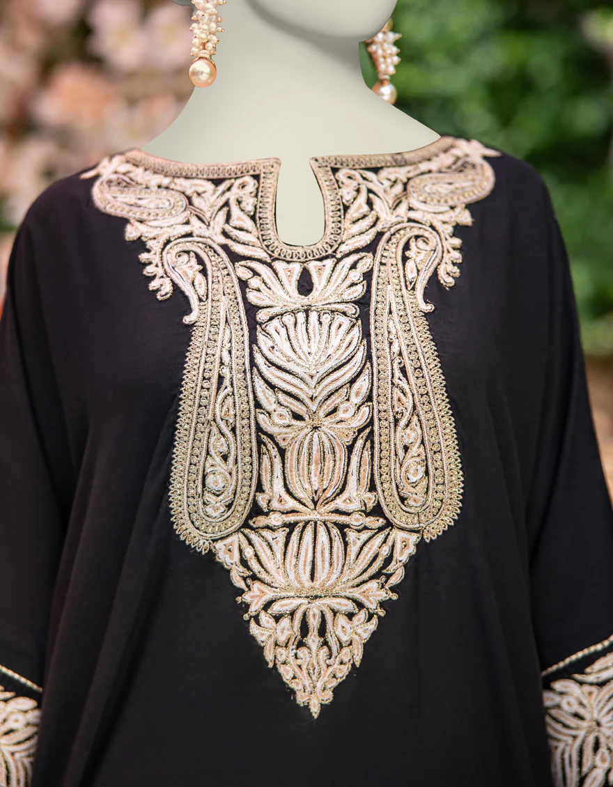BLACK KURTI | JJLK-W-JWS-24-3019 FB/ELFESYA-4 - Image 3