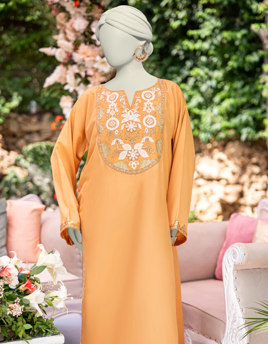 BROWN KHADDI KURTI | JJLK-W-JWS-24-3021 FB/ELFESYA-6 - Image 3