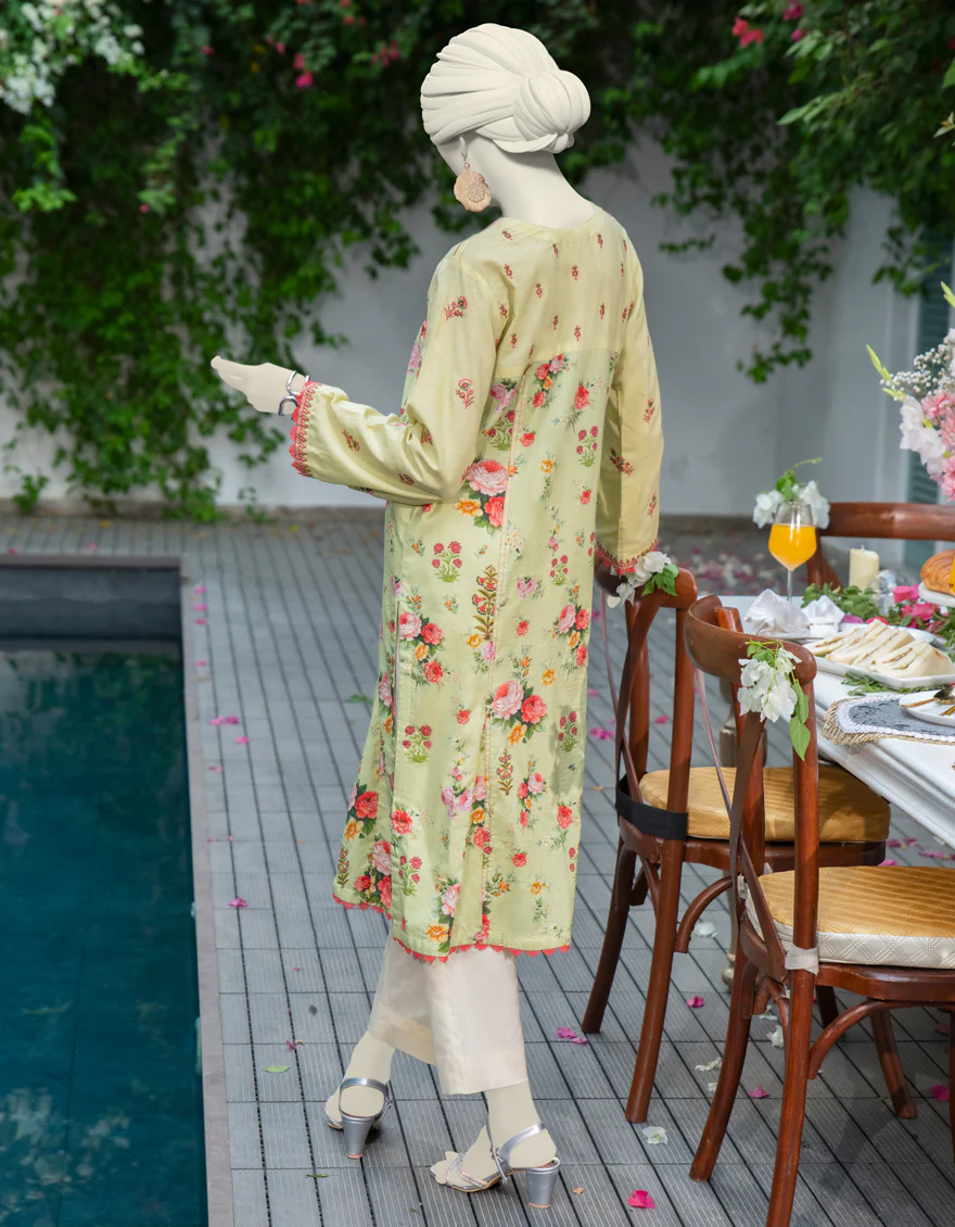MULTI CAMBRIC KURTI | JJLK-W-JWS-24-3084 FB/SPRING FLORAL-04 - Image 2
