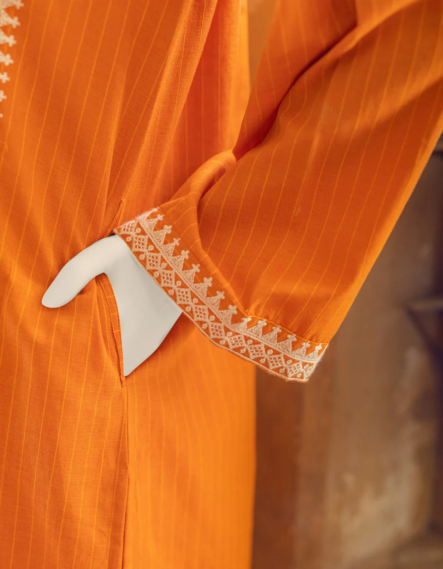 RUST PLAIN KURTI | JJLK-W-JWS-US-22-3021 FB/EMK-013 - Image 5