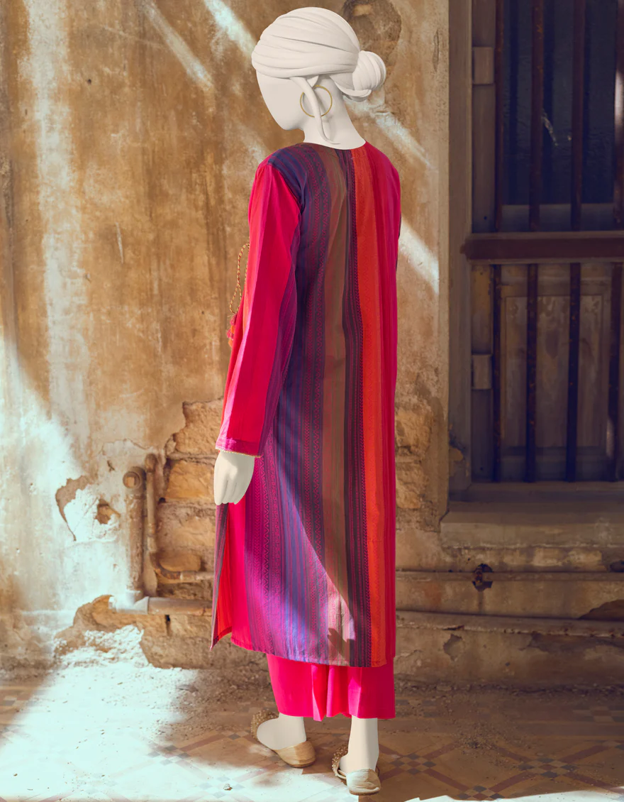 MULTICOLOR JACQUARD KURTI | JJLK-W-JWS-US-22-3029 FB/V-WARP-008 - Image 2
