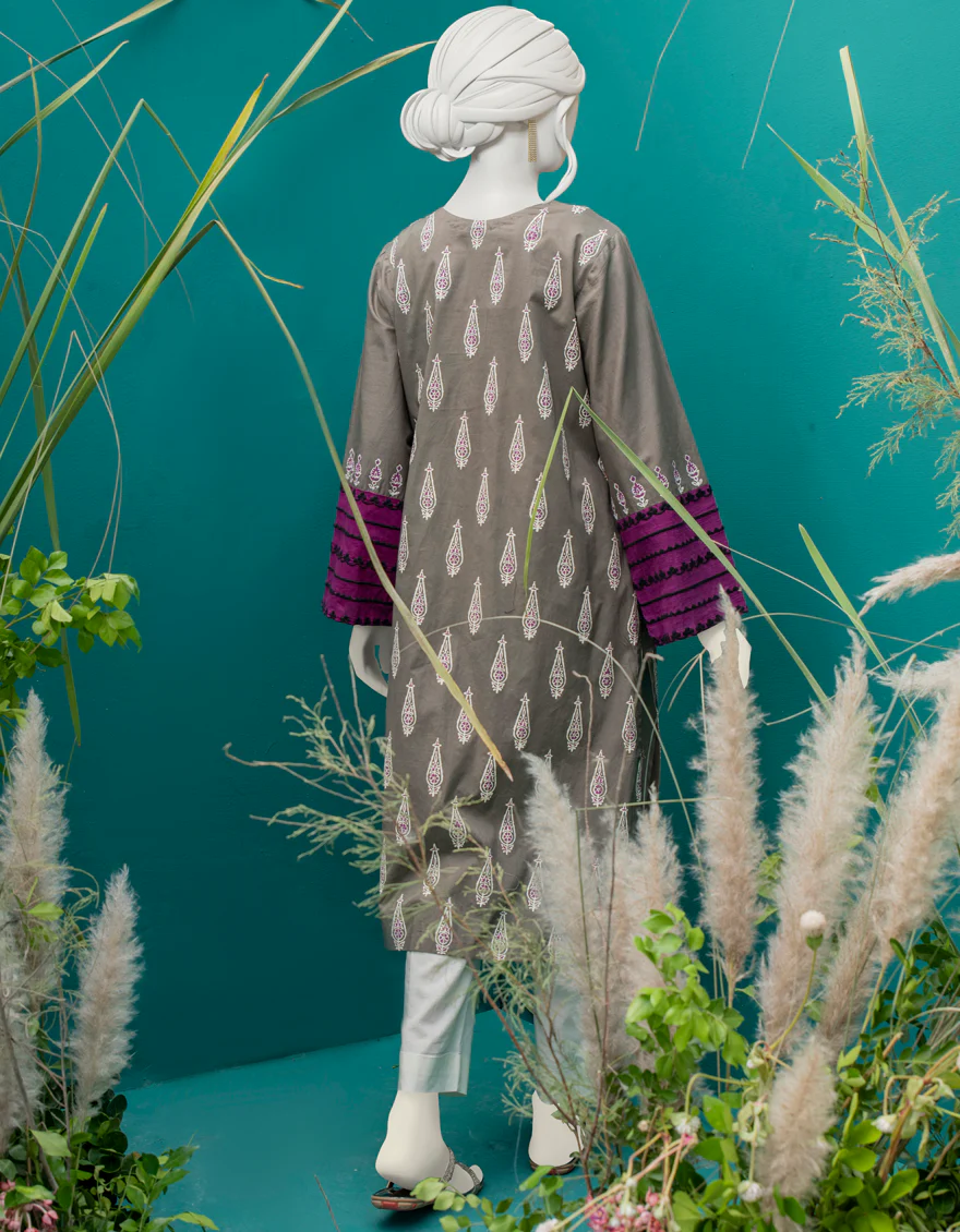 PURPLE-GREY KHADDAR KURTI | JJLK-W-JWS-US-22-3031 FB/LOLLIPOP - Image 2