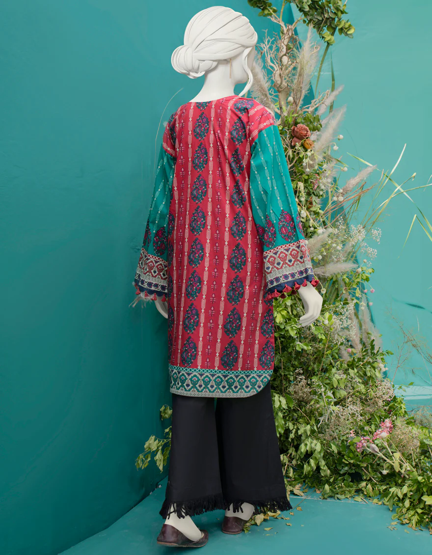 GREEN LAWN KURTI | JJLK-W-JWS-US-22-3039 FB/FOREST-100 - Image 2