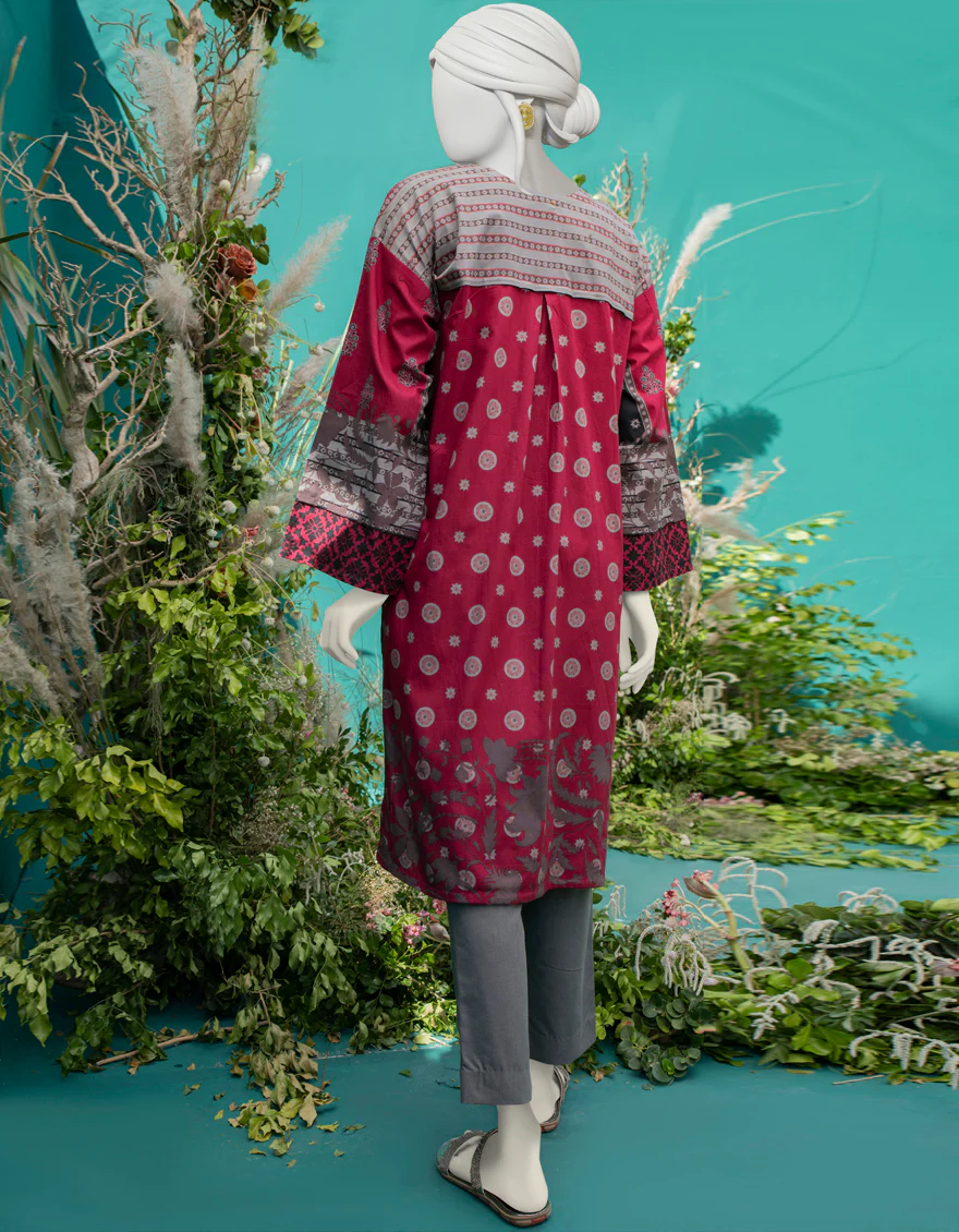 MAROON CAMBRIC KURTI | JJLK-W-JWS-US-22-3041 FB/COPPER A&B - Image 2