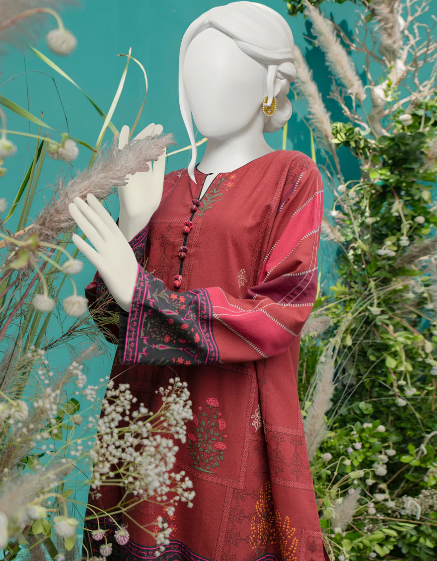MAROON KARANDI KURTI | JJLK-W-JWS-US-22-3051 FB/COLA - Image 4