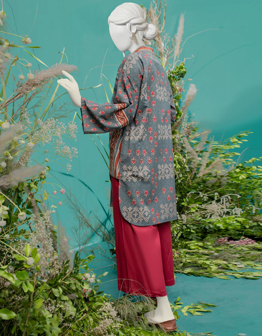 GREY KARANDI KURTI | JJLK-W-JWS-US-22-3052 FB/PALOMA - Image 2