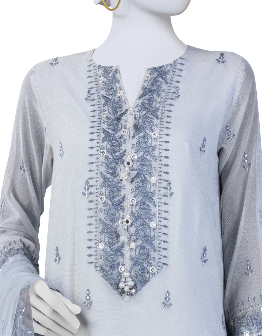 BLUE COTTON 3PC UNSTITCHED | JJLS-S-JFU-24-707 FB/MK 91 - Image 3