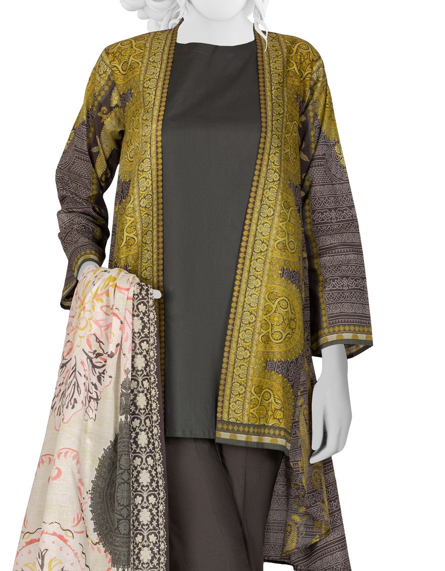 GREEN STRIPES E LIMINAL 3PC UNSTITCHED | JJLS-S-JPW-US-21-1704 FB/REBON - Image 2