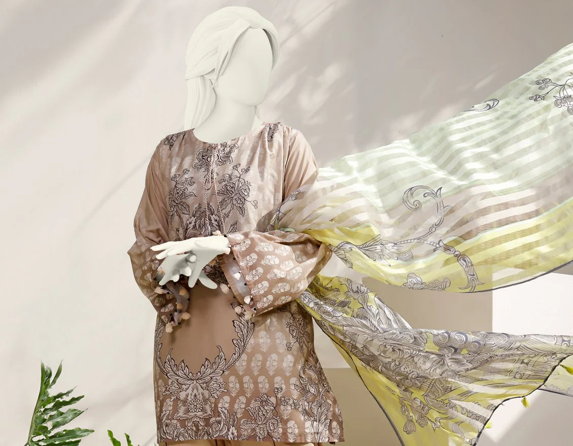 LIGHT KHAKI LIMINAL 3PC UNSTITCHED | JJLS-S-JPW-US-21-1711 FB/INIKO - Image 4