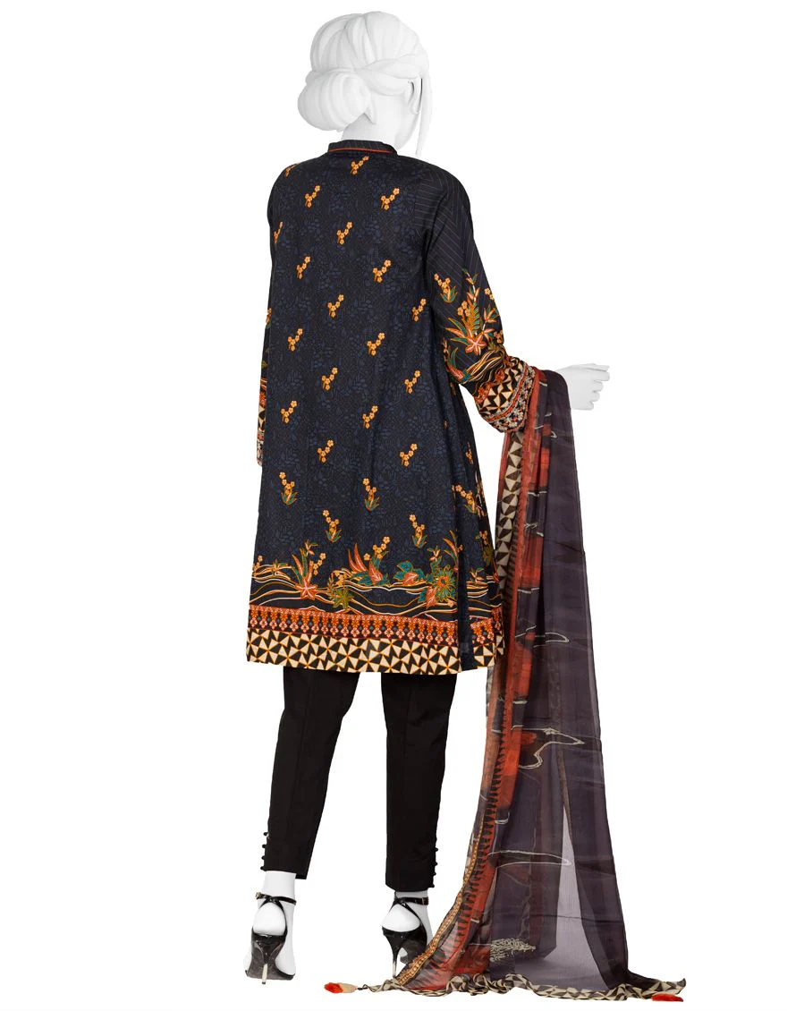 BLACK-BEIGE LIMINAL 3PC UNSTITCHED | JJLS-S-JPW-US-21-1720 FB/RIVER - Image 3