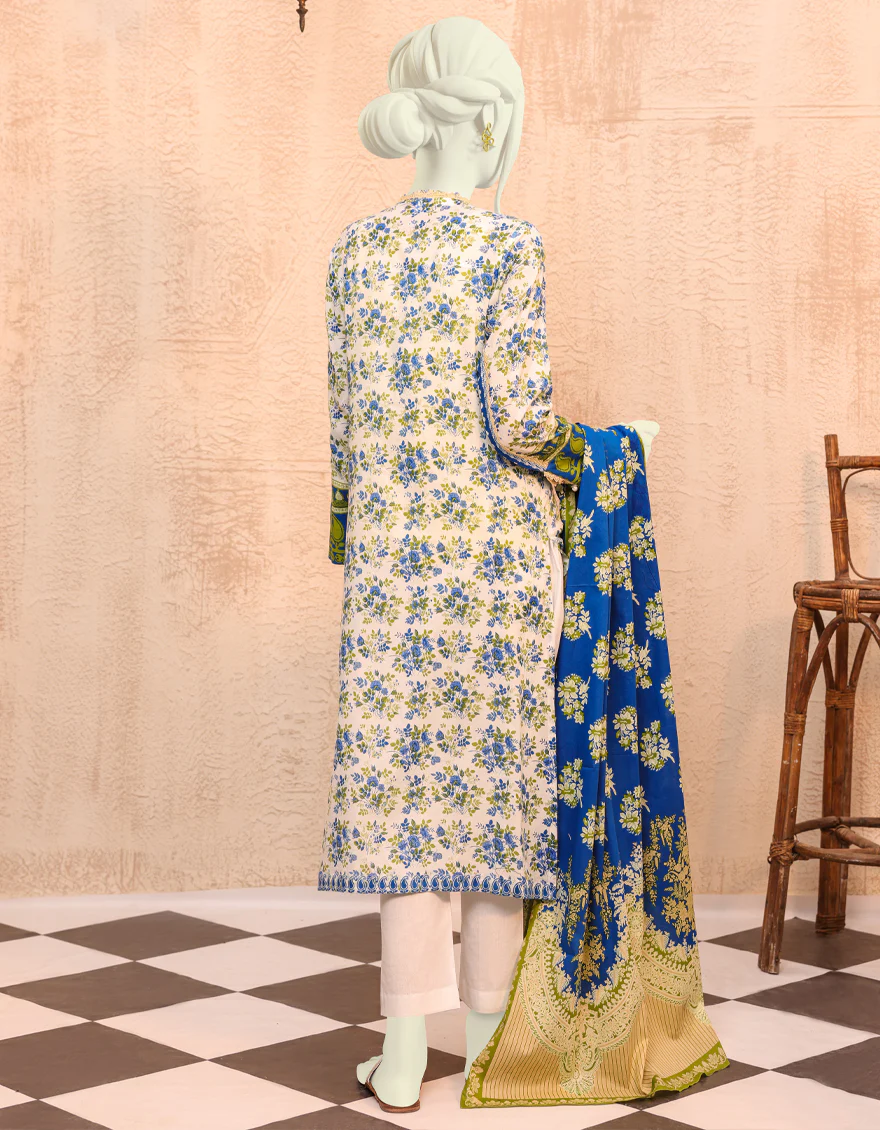 MULTICOLOR LAWN 3PC UNSTITCHED | JJLS-S-JPW-US-22-008 FB/MUPULUKA - Image 2
