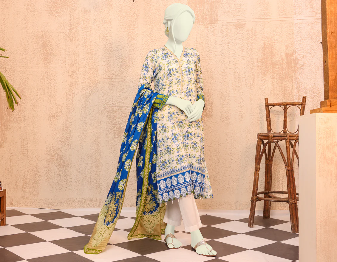 MULTICOLOR LAWN 3PC UNSTITCHED | JJLS-S-JPW-US-22-008 FB/MUPULUKA - Image 4