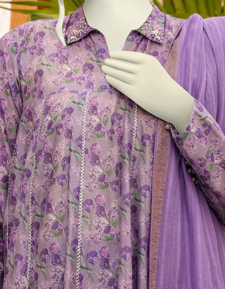 LILAC LAWN 3PC UNSTITCHED | JJLS-S-JPW-US-22-009 FB/JILLEEN - Image 3