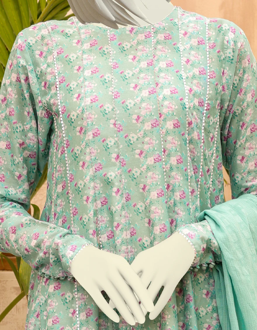 MULTICOLOR LAWN 3PC UNSTITCHED | JJLS-S-JPW-US-22-010 FB/KEELA - Image 3