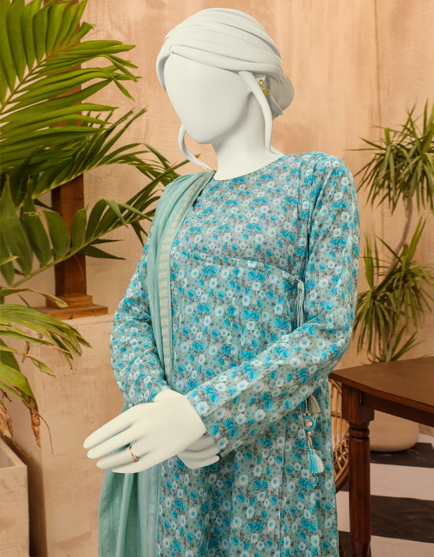 MULTICOLOR LAWN 3PC UNSTITCHED | JJLS-S-JPW-US-22-012 FB/KIRA - Image 4