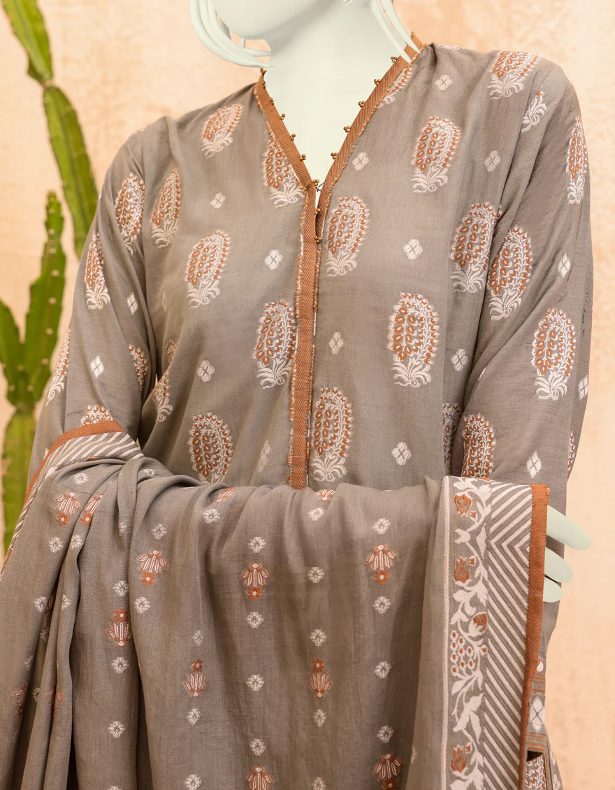 GREY LAWN 3PC UNSTITCHED | JJLS-S-JPW-US-22-023 FB/ZEB - Image 3