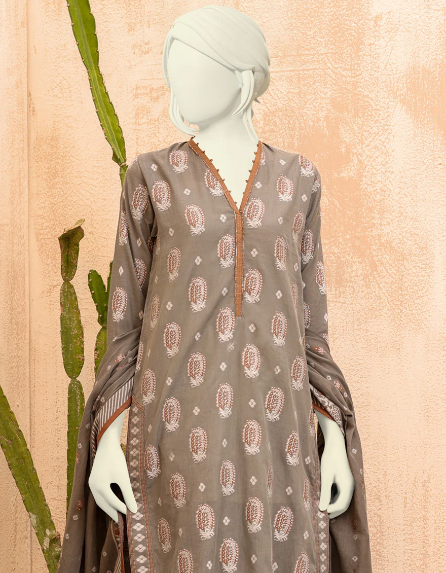 GREY LAWN 3PC UNSTITCHED | JJLS-S-JPW-US-22-023 FB/ZEB - Image 4