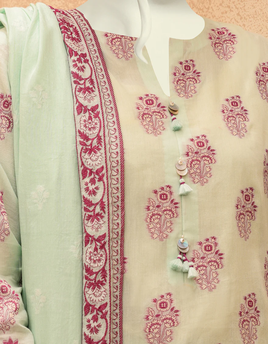 SEA GREEN LAWN 3PC UNSTITCHED | JJLS-S-JPW-US-22-024 FB/SOHA - Image 3