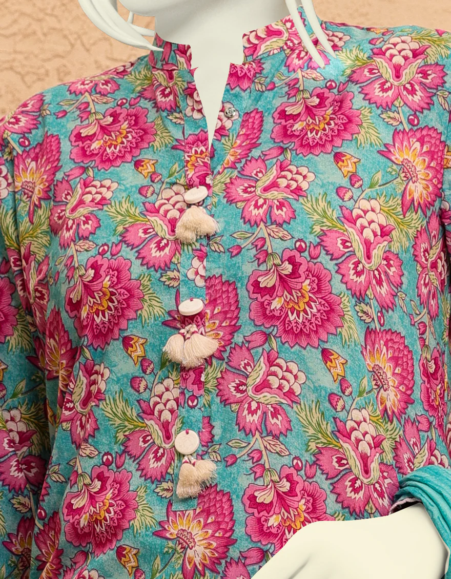 BEIGE-BLUE LAWN 3PC UNSTITCHED | JJLS-S-JPWU-US-22-025 FB/ANAR DANA - Image 3
