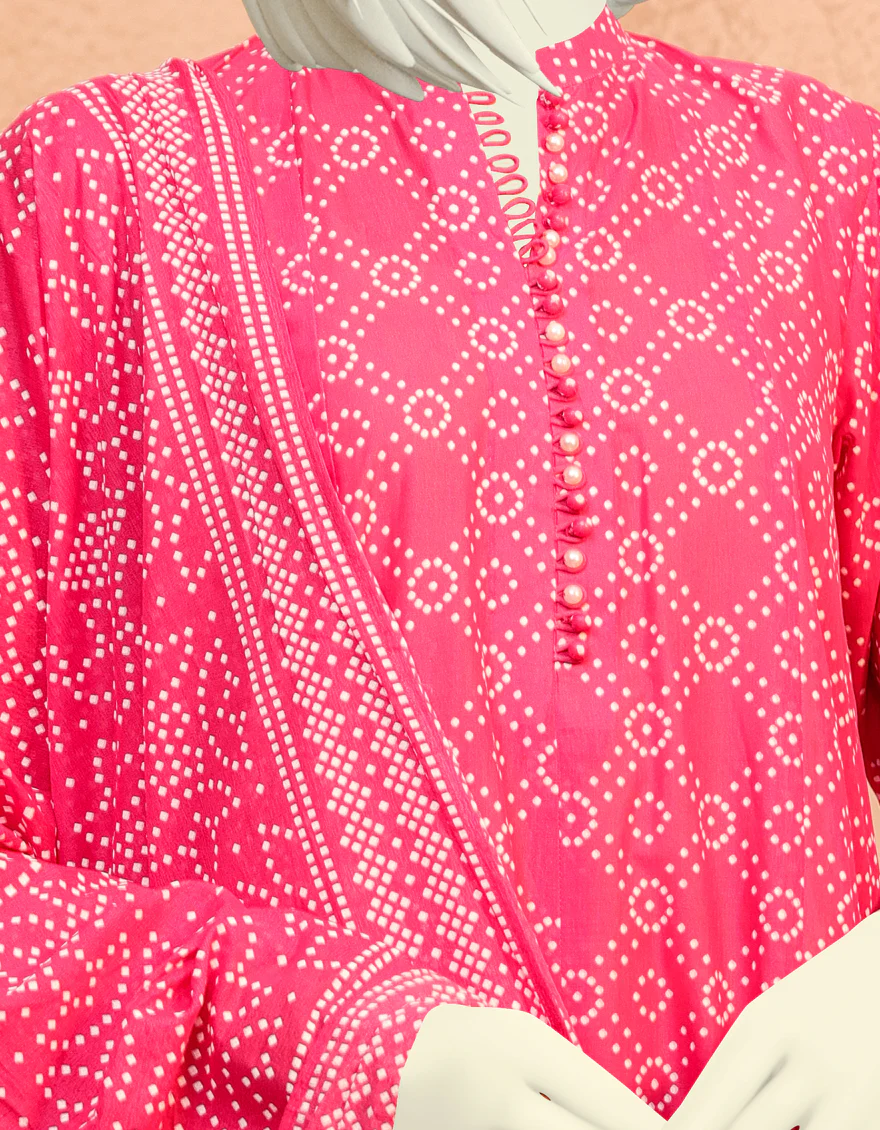 PINK LAWN 3PC UNSTITCHED | JJLS-S-JPWU-US-22-034 FB/TREVINA - Image 4