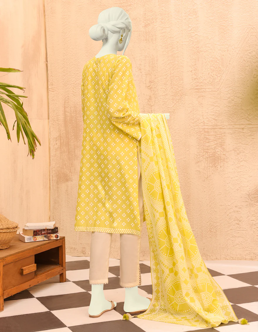 LIME LAWN 3PC UNSTITCHED | JJLS-S-JPWU-US-22-036 FB/ULTANA - Image 2