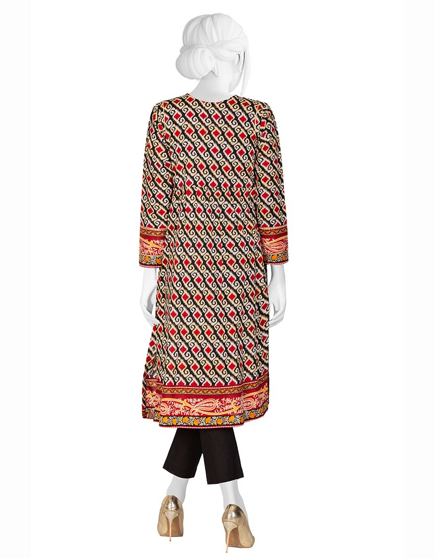 MULTICOLOR LIMINAL 1PC UNSTITCHED | JJLS-S-JW1-US-21-902 FB/EVERGLOW - Image 2
