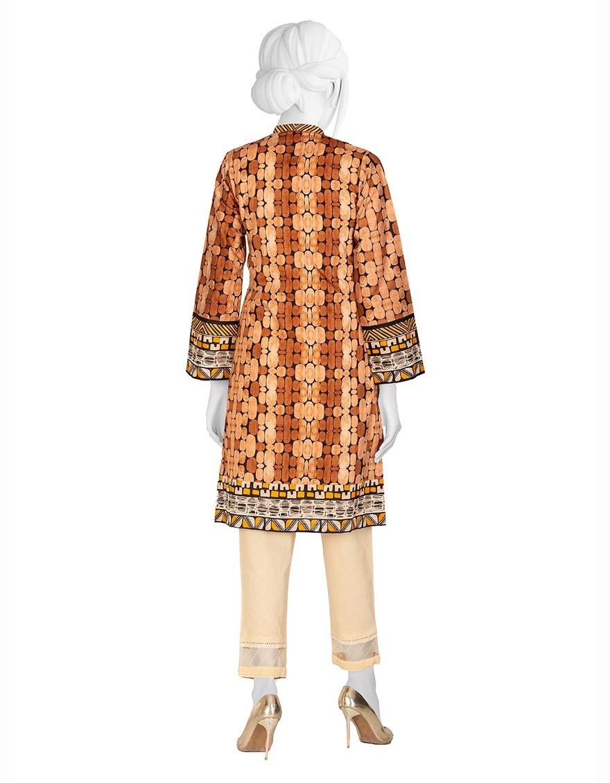 BRICK BROWN LIMINAL 1PC UNSTITCHED | JJLS-S-JW1-US-21-903 FB/ROCKS - Image 2
