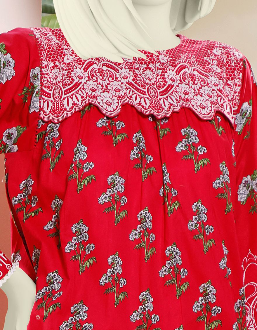RED LIMINAL 1PC UNSTITCHED | JJLS-S-JW1-US-21-904 FB/TARDIVE - Image 2