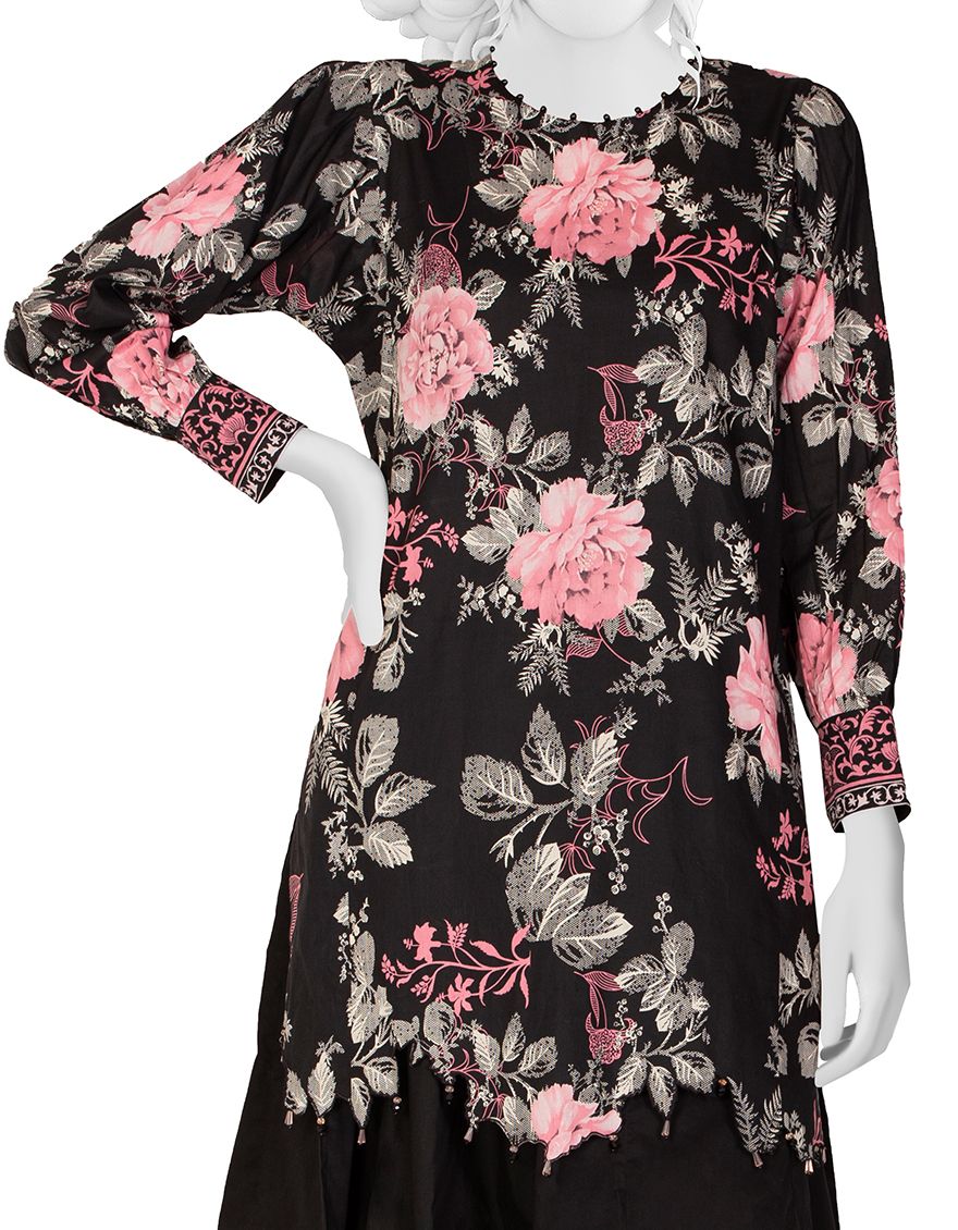 BRIGHT PINK LIMINAL 1PC UNSTITCHED | JJLS-S-JW1-US-21-905 FB/VIVACE - Image 3