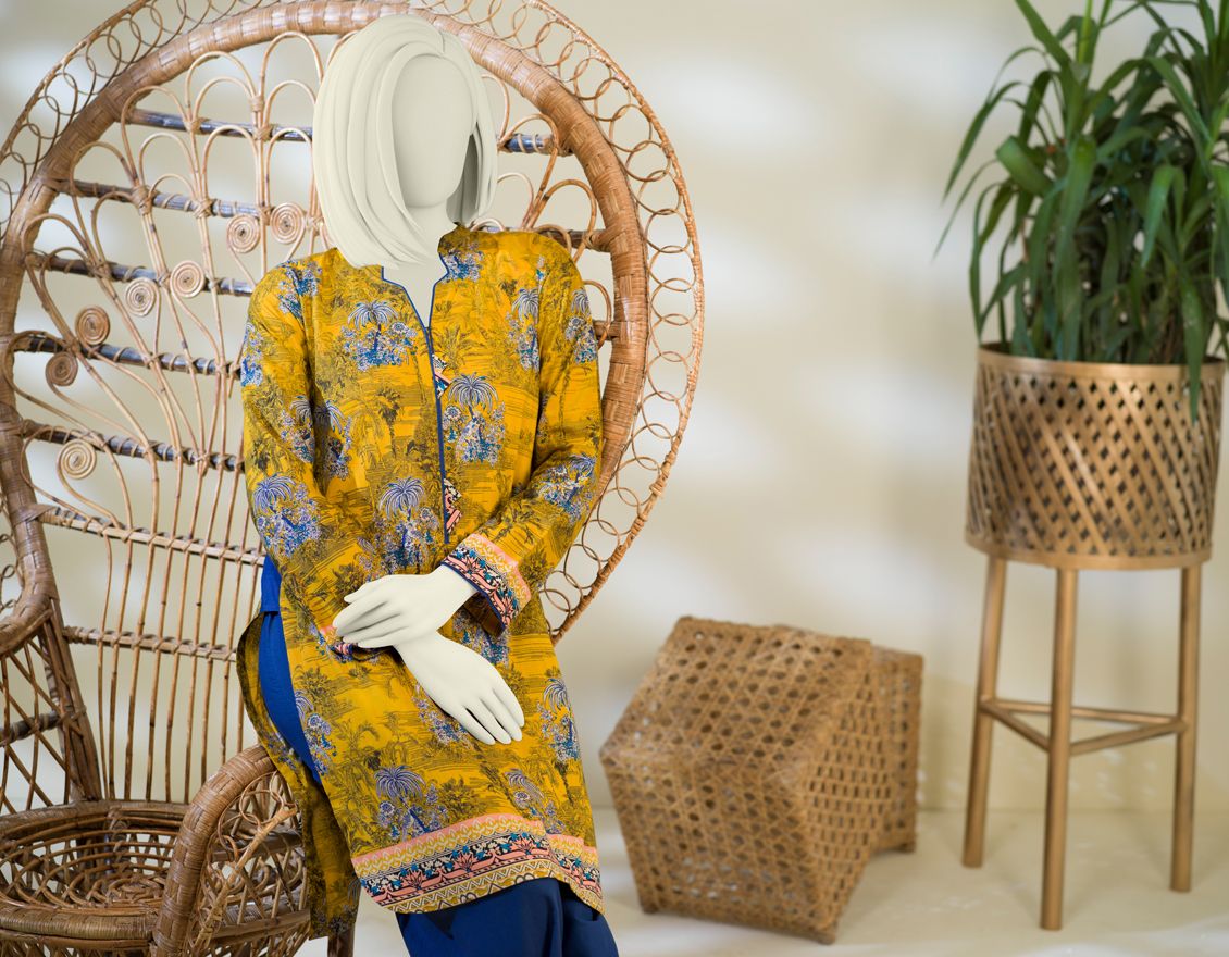 BLUE-MUSTARD LAWN 2PC UNSTITCHED | JJLS-S-JW2-US-21-2011 FB/DOVE - Image 3