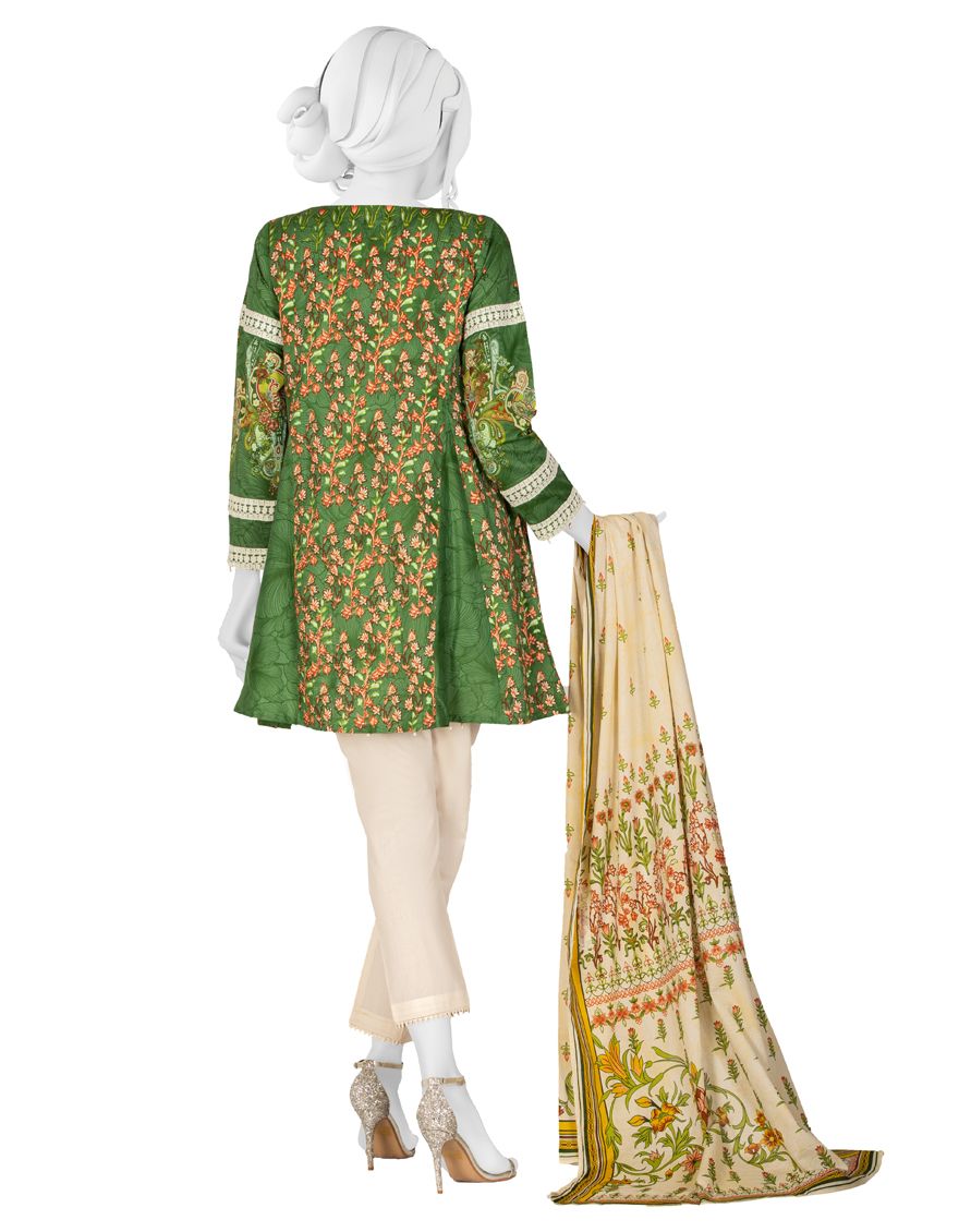 GREEN LAWN 2PC UNSTITCHED | JJLS-S-JW2-US-21-7010 FB/MARODA - Image 3